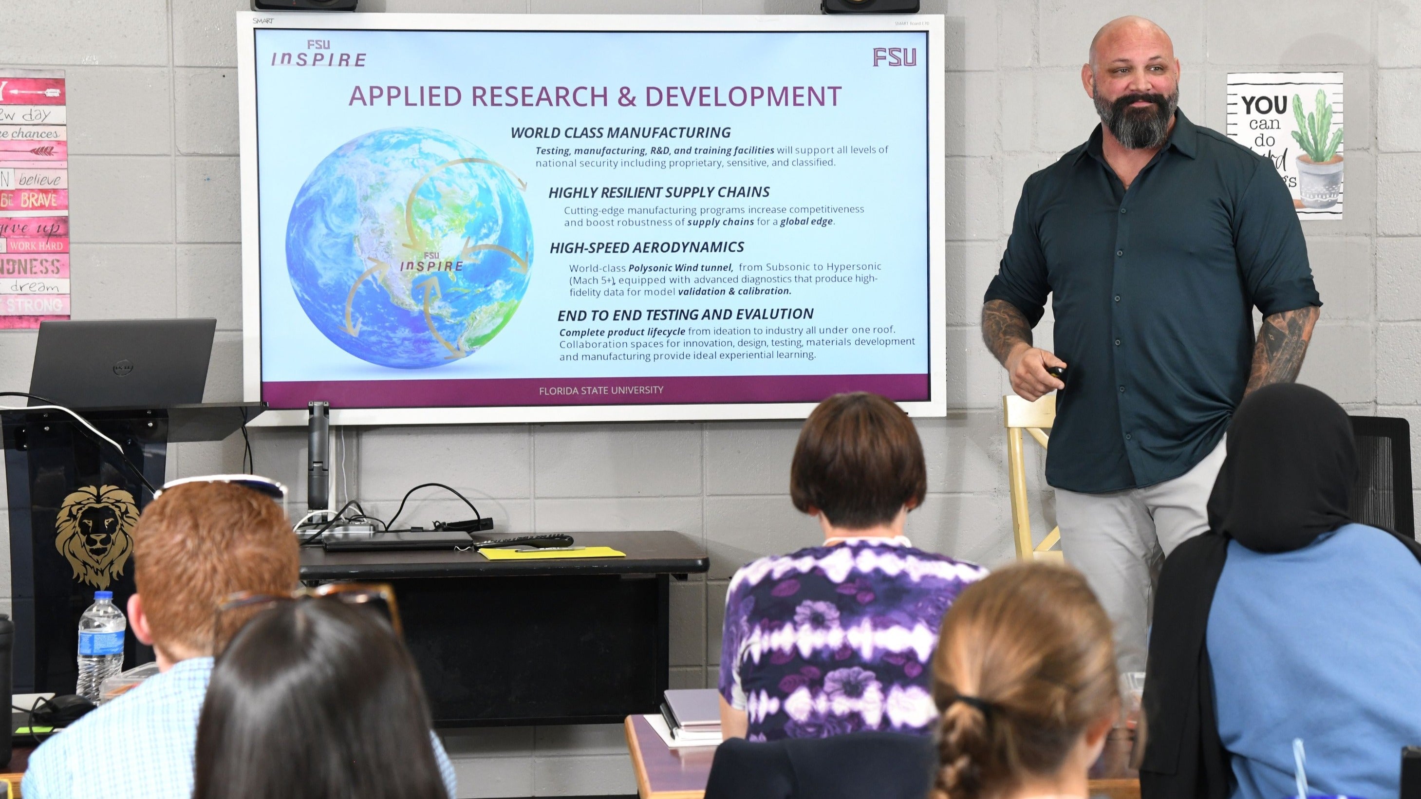 Drew Presenting to Teachers in 2025