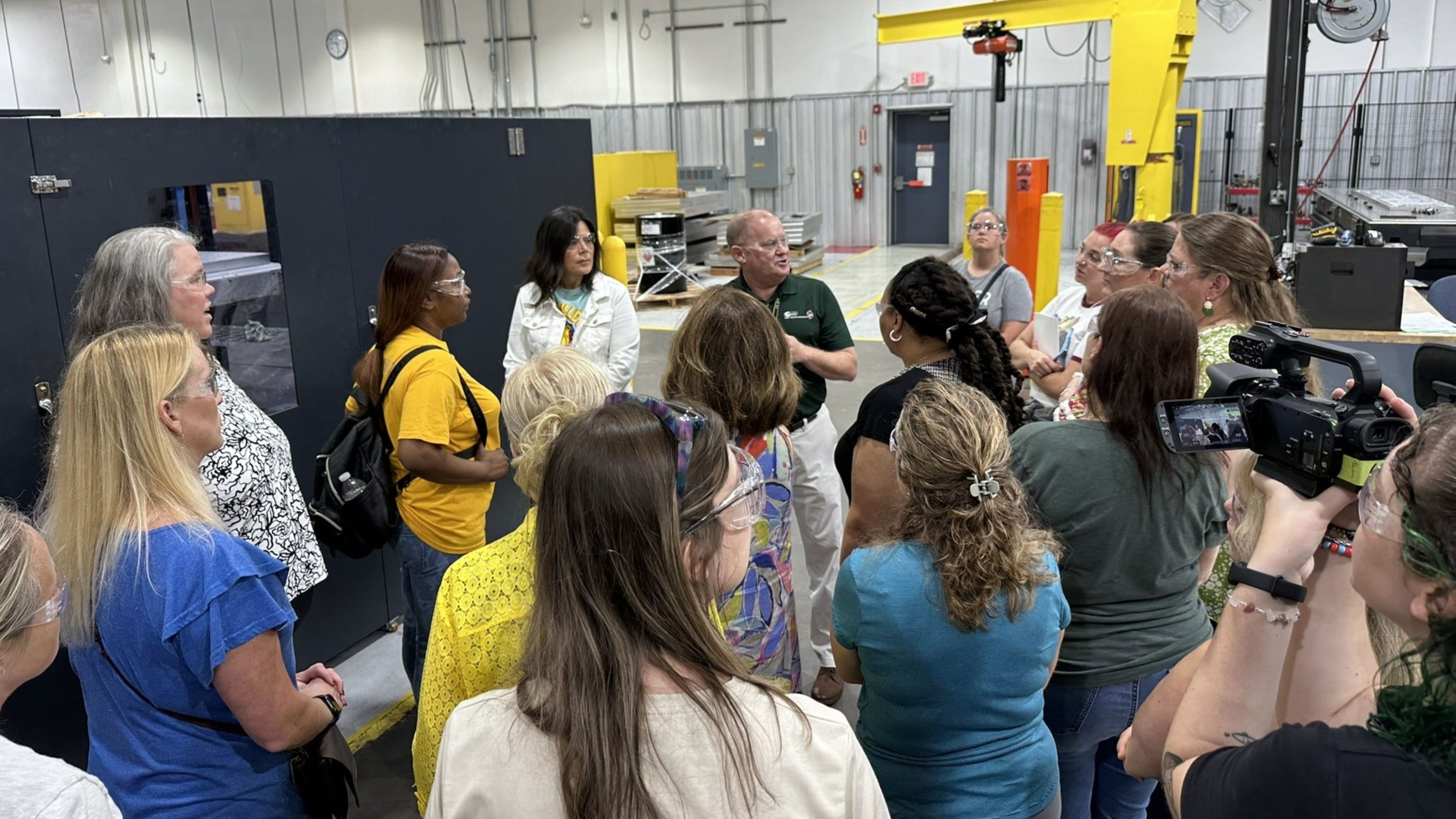 Teacher Tour of Fort Walton Machine