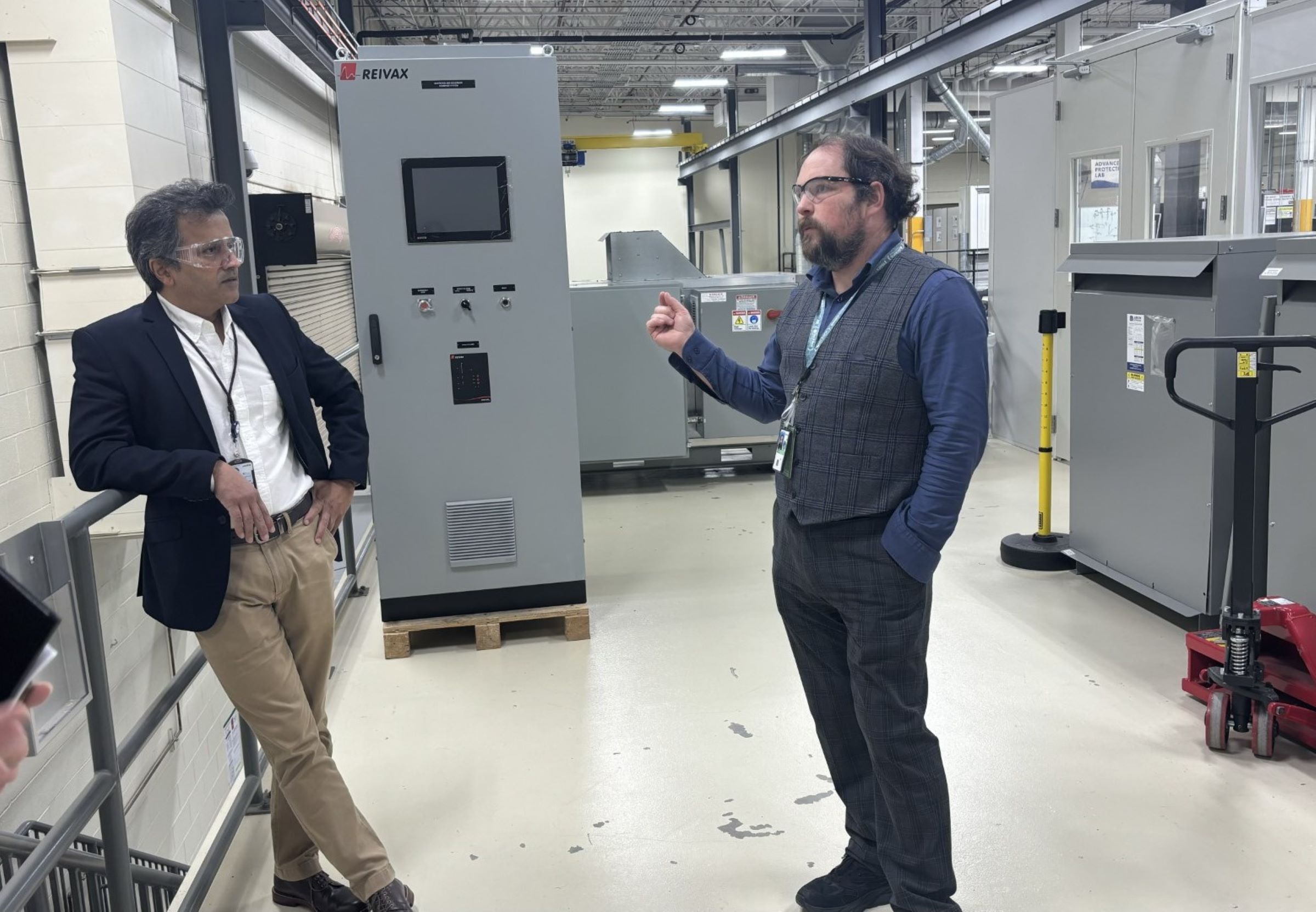 Dr Alvi on Manufacturing Tour