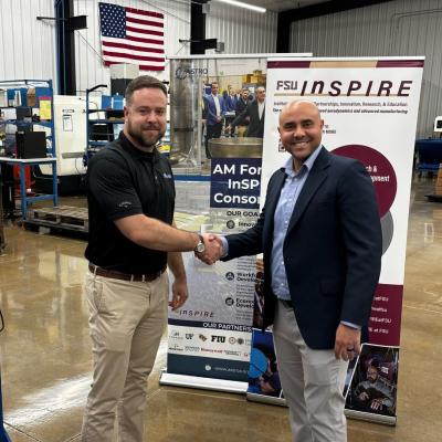 Corbin McCall and Dr. Abdalla Nassar